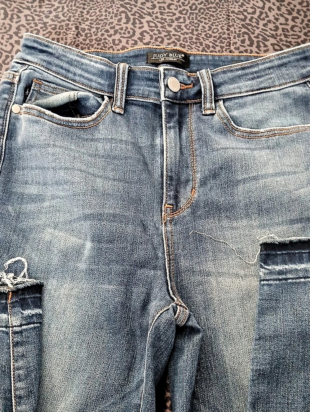 Judy Blue Skinny Fit Skinny Jeans Blue Waist 7/28
